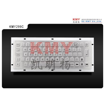 300 110mm IP65 Metal Keyboard  KMY299C